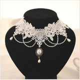 Wedding Lace Choker Necklaces Vintage Women Jewelry