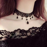 Wedding Lace Choker Necklaces Vintage Women Jewelry