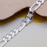 925 Sterling Silver 6MM Chain Bracelet
