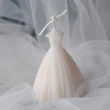 Wedding Dress Silicone Candle Mold DIY Home Decor Craft