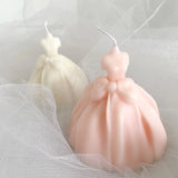 Wedding Dress Silicone Candle Mold DIY Home Decor Craft