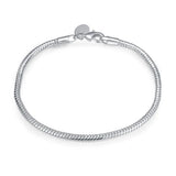 925 Silver Snake Chain Bracelet for Wedding Party