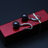 Wedding Pearl Drop Earrings, Sterling Silver Fine Jewelry