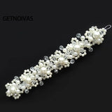 Wedding Pearl Headband Hair Accessories Tiara Bridal Headpiece Hair Vine
