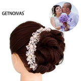 Wedding Pearl Headband Hair Accessories Tiara Bridal Headpiece Hair Vine