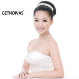 Wedding Pearl Headband Hair Accessories Tiara Bridal Headpiece Hair Vine