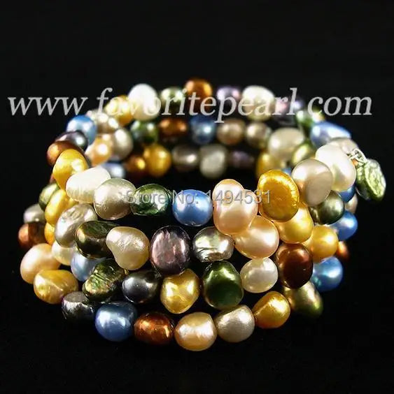 Triple Row Freshwater Pearl Bracelet