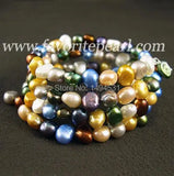 Triple Row Freshwater Pearl Bracelet