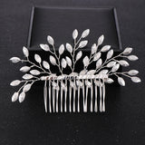 Rhinestone Wedding Hair Comb Bride Head Ornaments Hair Accessories