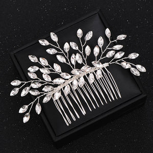 Rhinestone Wedding Hair Comb Bride Head Ornaments Hair Accessories