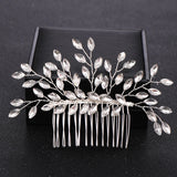 Rhinestone Wedding Hair Comb Bride Head Ornaments Hair Accessories