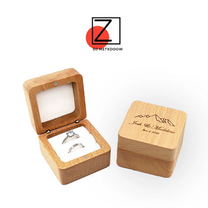 Personalized Wedding Ring Box