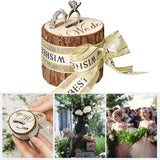 Wedding Ring Box Proposal Lettering Wooden Jewelry Box
