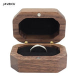 Wedding Ring Box Walnut Ring Storage Packaging We Are Married Wooden Box
