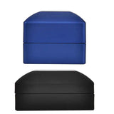 LED Light Wedding Ring Box Jewelry Pendant Holder Organizer Case