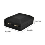 LED Light Wedding Ring Box Jewelry Pendant Holder Organizer Case