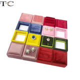 Velvet Jewelry Box for Woman Gift Rings Package Holder