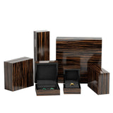 Wooden Wedding Ring Earring Box Jewelry Storage
