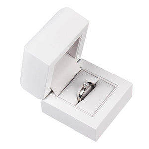 Wooden Wedding Ring Earring Box Jewelry Storage