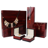 Wooden Wedding Ring Earring Box Jewelry Storage
