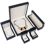 Wooden Wedding Ring Earring Box Jewelry Storage