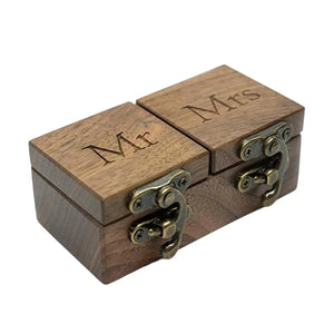 Wedding Ring Jewelry Box Keepsake for Proposal Engagement Weddings