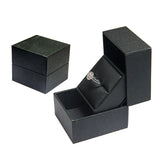 Wedding Ring Jewelry Box PU Leather Gift Proposal