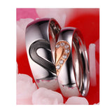 Wedding Ring Love Ring Anniversary Engagement Titanium Steel Jewelry