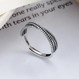 Retro Wedding Ring Cross Design Unique Girl Ring Holiday Gift