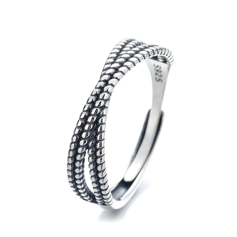 Retro Wedding Ring Cross Design Unique Girl Ring Holiday Gift