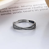 Retro Wedding Ring Cross Design Unique Girl Ring Holiday Gift