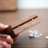 Wooden Wedding Ring Storage Box Jewelry Display Case