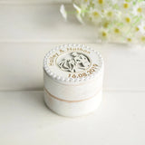 Personalized Wedding Rings Box for Ceremony