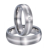 Titanium Wedding Rings Set for Couple His and Her Alliance