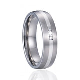 Titanium Wedding Rings Set for Couple His and Her Alliance