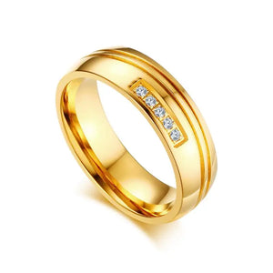 Stainless Steel Wedding Rings for Women Men Anniversary Band