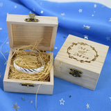 Rustic Wedding Ring Box Mr Mrs Letter Holder