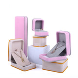 Wedding Velvet Jewelry Display Ring Box Pendant Necklace Organizer