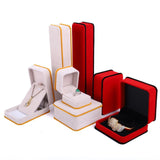 Wedding Velvet Jewelry Display Ring Box Pendant Necklace Organizer