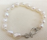 Baroque Pearl Bracelet Natural Freshwater Jewelry