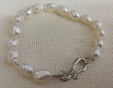 Baroque Pearl Bracelet Natural Freshwater Jewelry