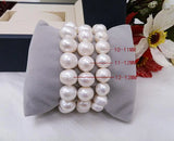 Natural Freshwater Pearl Bracelet 10-13mm Elastic Rope Jewelry