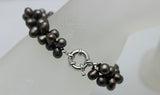 Deep Brown Baroque Pearl Bracelet