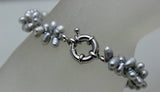 Gray Baroque Pearl 2 Strand Bracelet