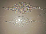 Bridal Rhinestone Arm Chain Bracelet Anklet Set