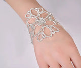 Bridal Rhinestone Arm Chain Bracelet Anklet Set