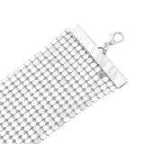 Glittery Mesh Chain Chocker Necklace