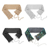 Glittery Mesh Chain Chocker Necklace