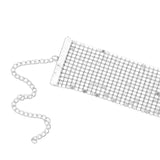 Glittery Mesh Chain Chocker Necklace