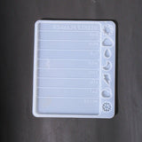 Silicone Mold DIY Weekly&Monthly Planner Notebook Epoxy Resin Mold